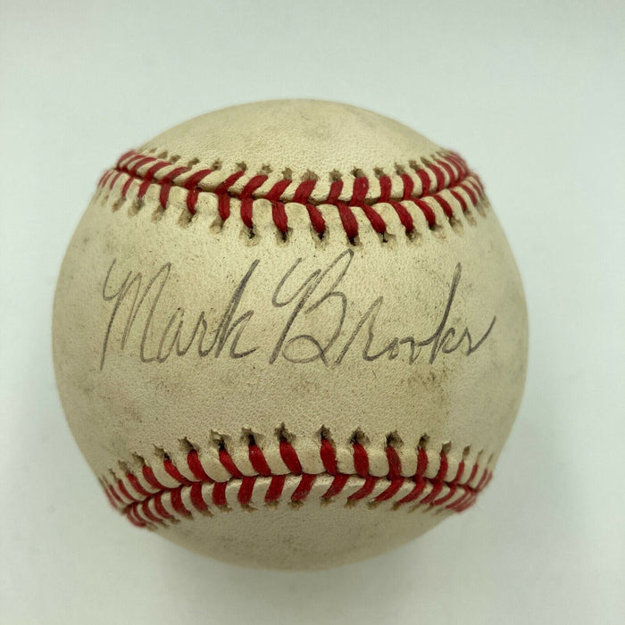 Mark Brooks Signed Autographed Major League Baseball Celebrity With JSA COA