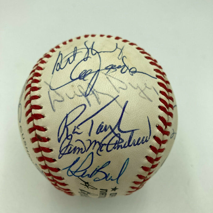 1969 New York Mets World Series Champs Team Signed Baseball JSA Tom Seaver