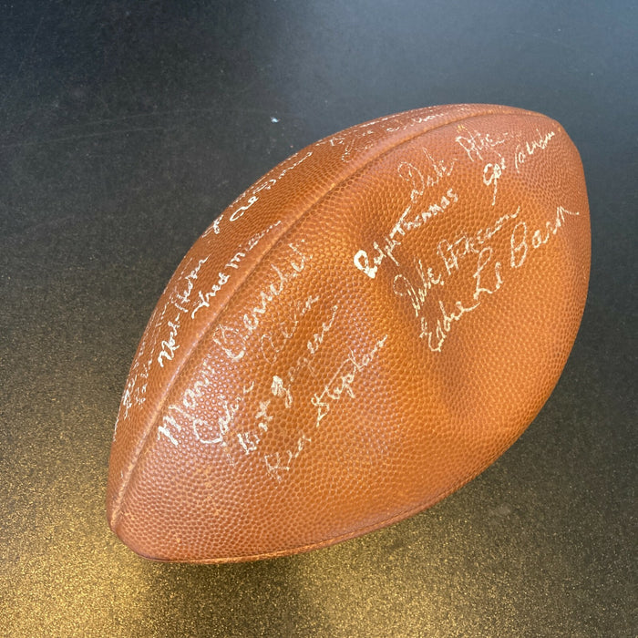 Beautiful 1955 Washington Redskins Team Signed Wilson The Duke Football PSA DNA