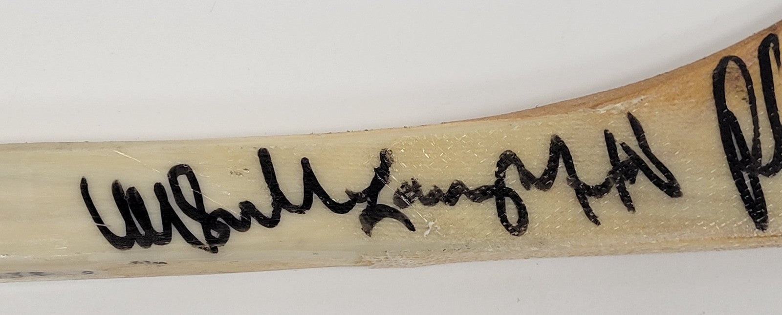 1991-92 Pittsburgh Penguins Stanley Cups Champs Signed Game Used Stick JSA