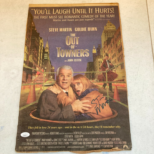 Steve Martin Signed Large Newspaper The Out Of Towners Poster JSA COA