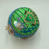 Whitey Ford Signed Charles Fazzino Hand Painted Pop Art Baseball Steiner COA