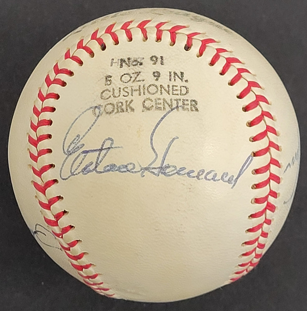 Elston Howard Signed Baseball Displays As Single Signed Baseball JSA COA
