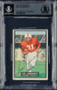 1951 Topps Magic Vic Janowicz Signed RC Rookie Football Card #10 BGS Beckett