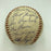 1961 New York Yankees W.S. Champs Team Signed Baseball Mickey Mantle Maris BAS