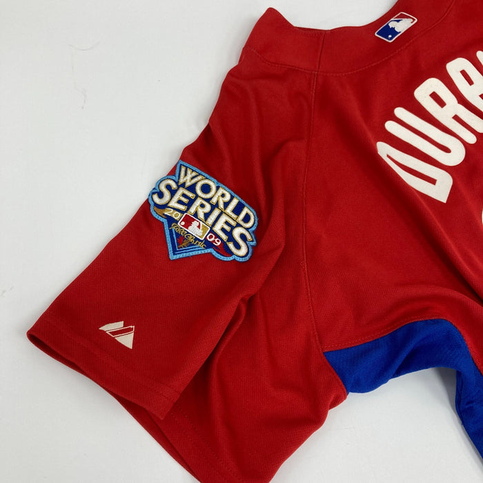 Chad Durbin 2009 Philadelphia Phillies Game Used World Series Majestic Jersey