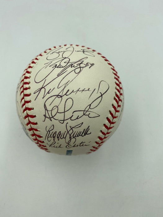 2006 WBC Team Signed Baseball Derek Jeter Ken Griffey Jr. Chipper Jones JSA COA