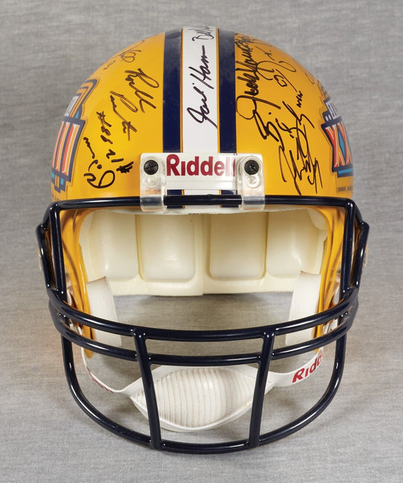 1997 Super Bowl NFL Legends Multi Signed Helmet Peyton Manning Steve McNair BAS