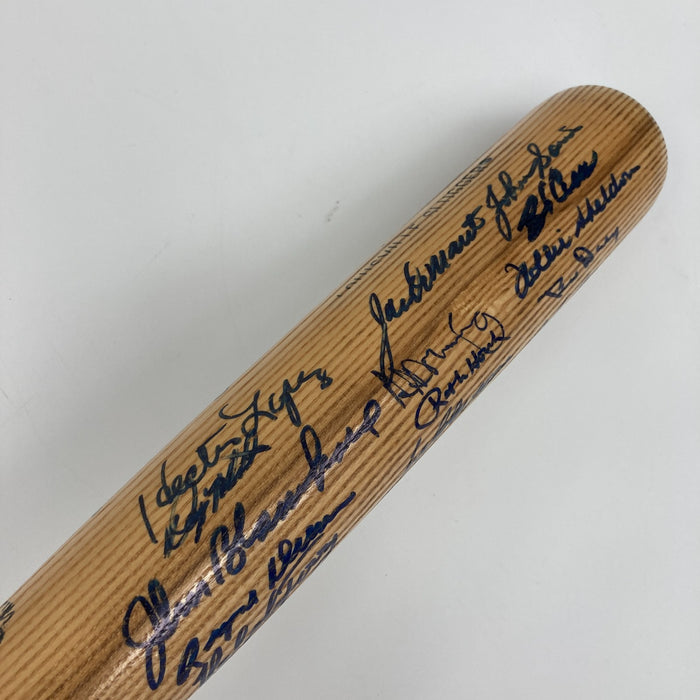 1961 New York Yankees World Series Champs Team Signed Baseball Bat JSA COA