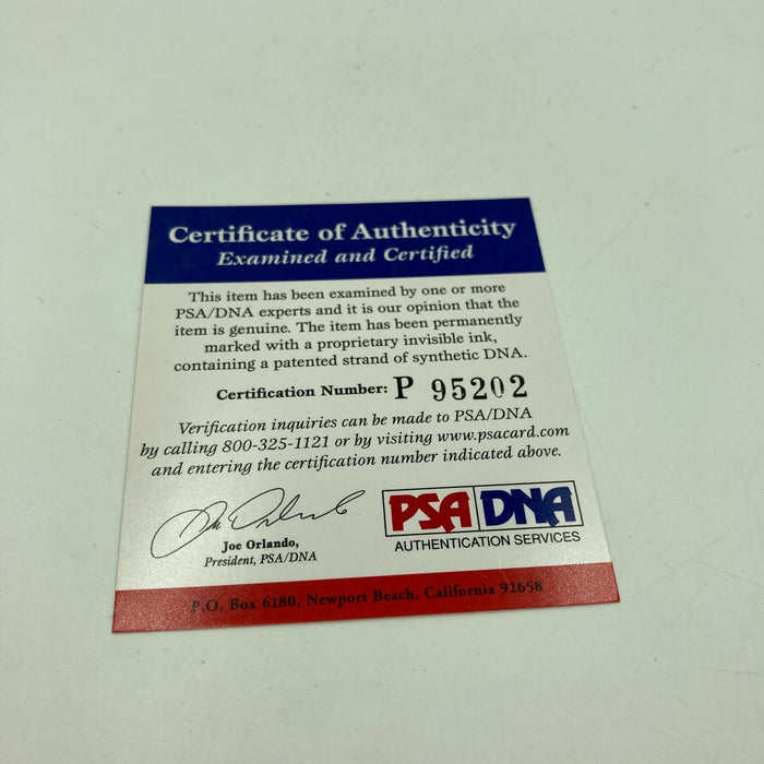 Rare Morgan Freeman Signed 2001 World Series Baseball PSA DNA COA Movie Star