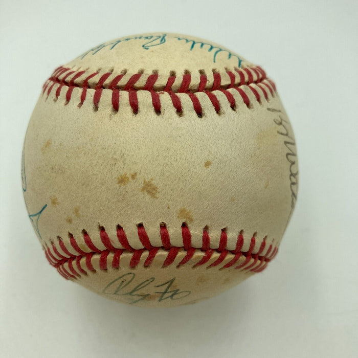 1996 New York Yankees World Series Champs Multi Signed W.S. Baseball PSA DNA