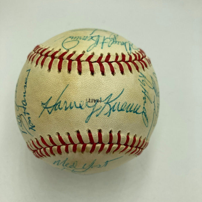 1982 Milwaukee Brewers AL Champs Team Signed World Series Baseball