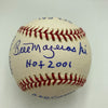 Bill Mazeroski Signed Heavily Inscribed Career STAT Baseball Reggie Jackson COA