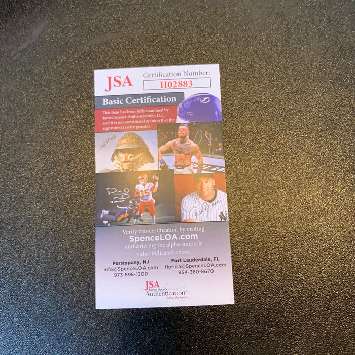 Paul Anka Signed Personal Model Baseball Bat With JSA COA & Signed Letter