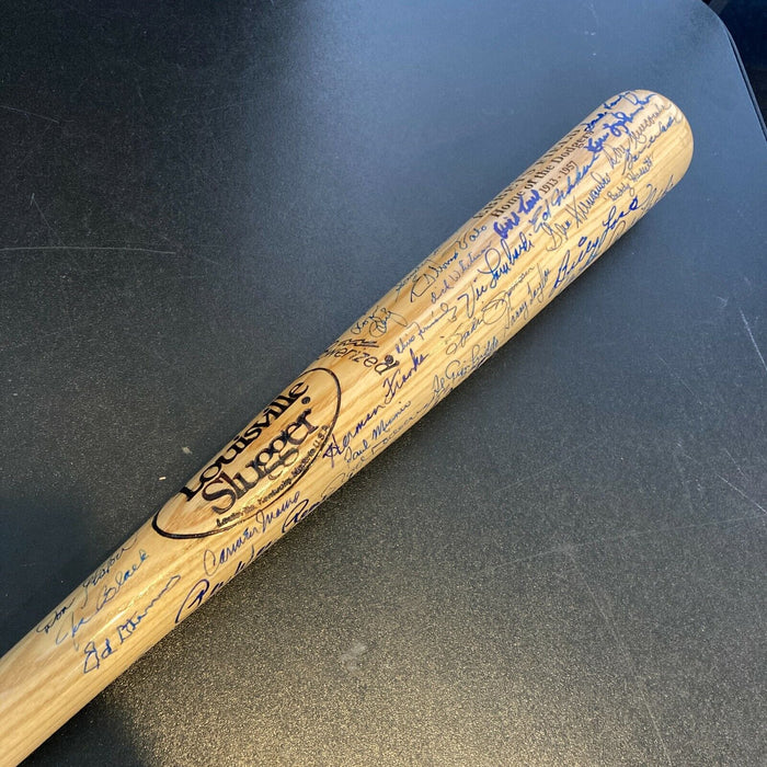 Brooklyn & Los Angeles Dodgers Multi Signed Bat 70+ Sigs! JSA COA Sandy Koufax