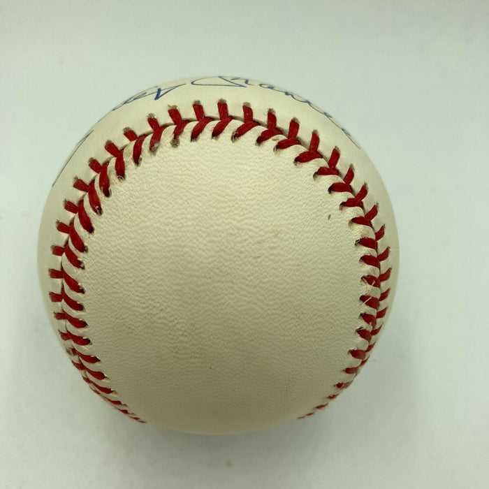 Beautiful Mickey Mantle Signed American League Baseball PSA DNA Graded MINT 9