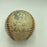 Rare 1936 Cleveland Indians Team Signed Baseball Bob Feller Rookie JSA COA