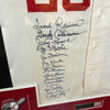 1961 Cincinnati Reds National League Champs Team Signed Jersey Framed JSA COA