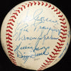 Stunning 1950's Hall Of Fame Multi Signed Baseball Rogers Hornsby Paul Waner PSA