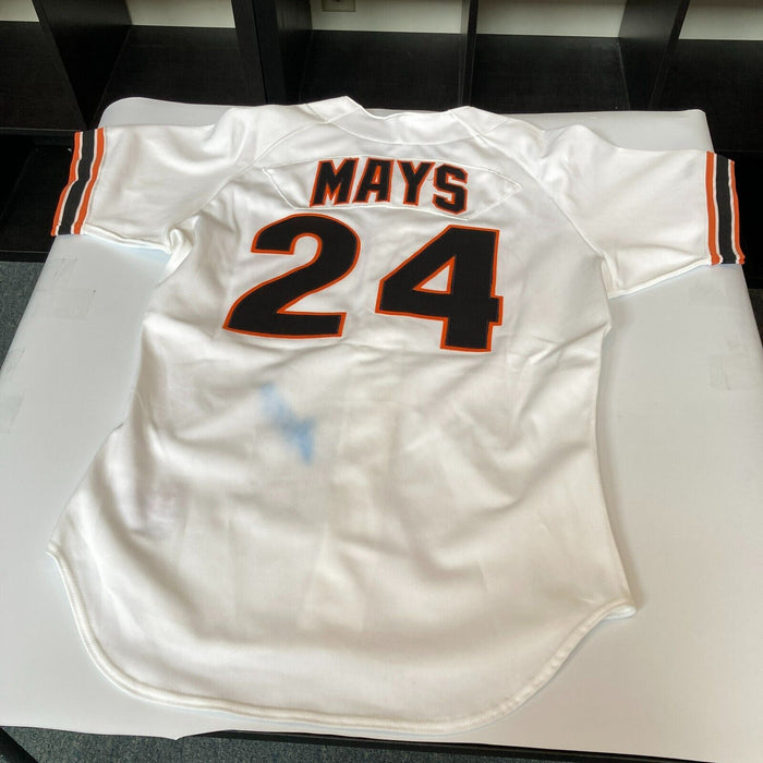 Willie Mays Signed San Francisco Giants 1989 Game Model Jersey JSA COA