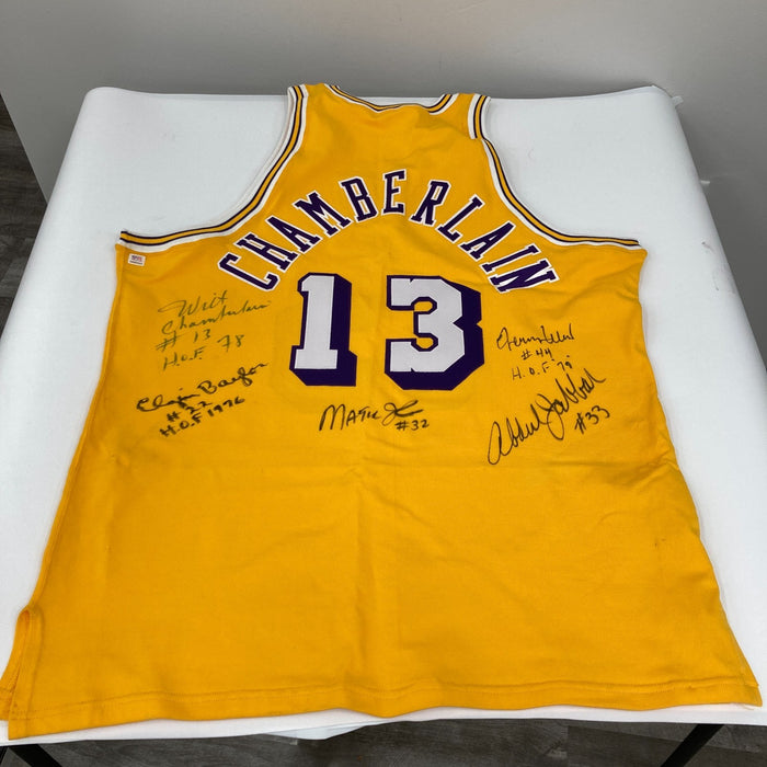 Wilt Chamberlain "HOF 1978" Los Angeles Lakers Legends Signed Jersey JSA & PSA