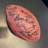 1986 New York Giants Super Bowl Champs Team Signed Wilson NFL Football PSA DNA