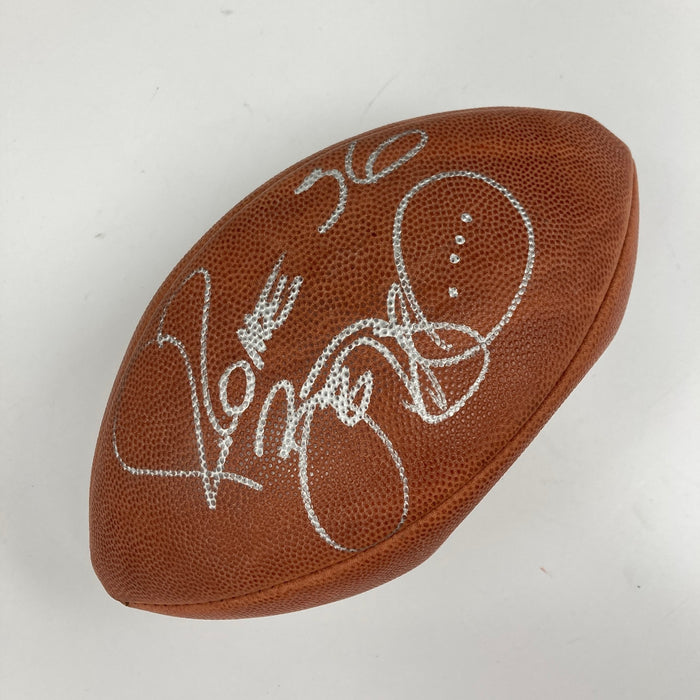 Jerome Bettis Steelers Signed Wilson NFL Game Football JSA COA
