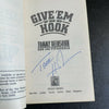 Tommy Heinsohn Signed Autographed Give Em The Hook Book With JSA COA