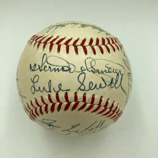 Beautiful 1952 Cincinnati Reds Team Signed National League Baseball JSA COA
