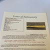 1989 All Star Game Team Signed Bat 32 Sigs With Kirby Puckett JSA COA