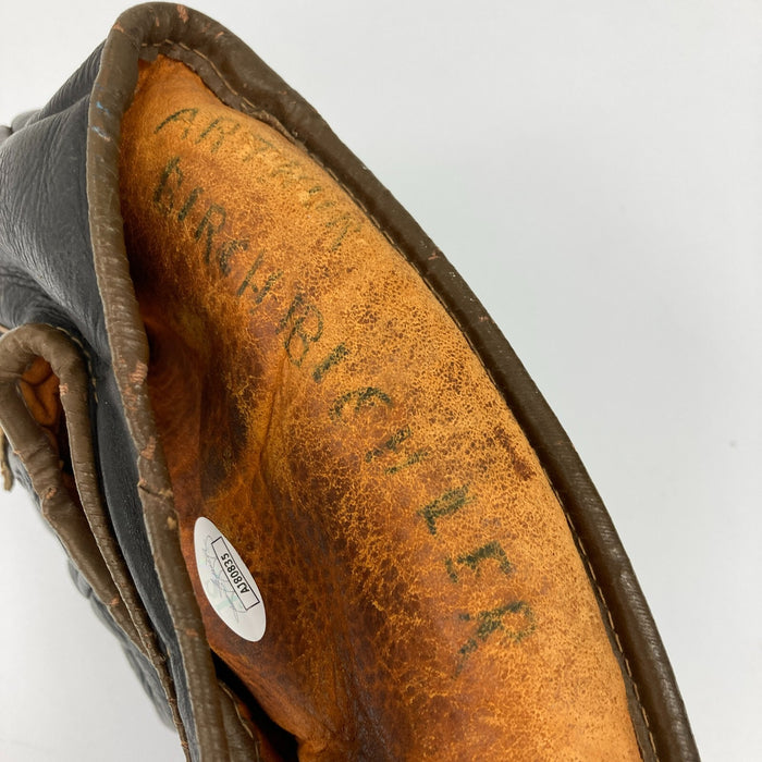 Monte Irvin Signed Denkert 1940's Game Model Baseball Glove JSA COA