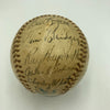 1937 Detroit Tigers Team Signed American League Baseball Hank Greenberg JSA COA