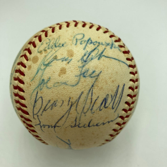 1967 Boston Red Sox AL Champs Team Signed American League Baseball With JSA COA