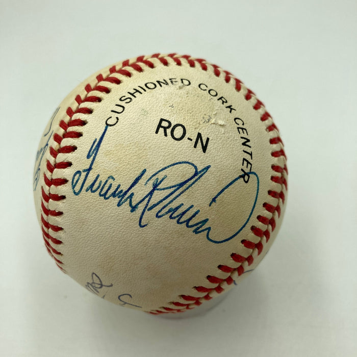 500 Home Run Club Multi Signed Baseball Ted Williams Willie Mays JSA COA