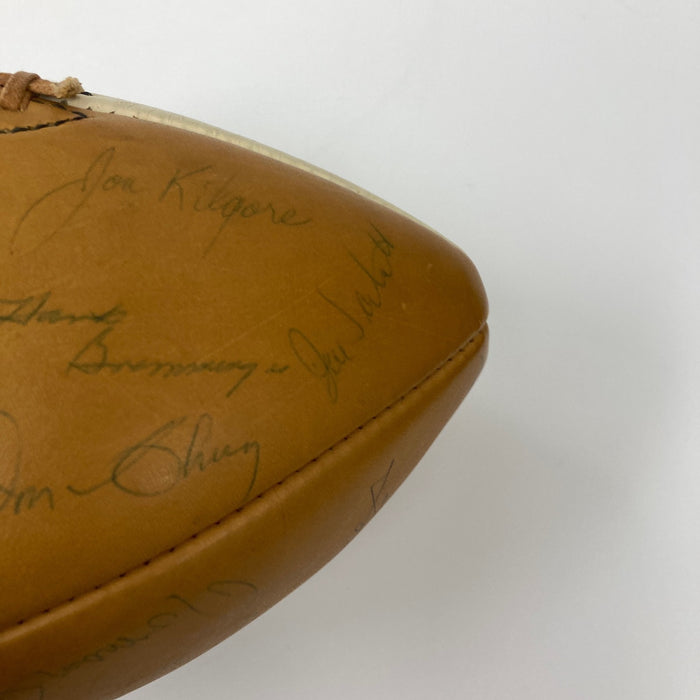 1966 Los Angeles Rams Team Signed Football JSA COA