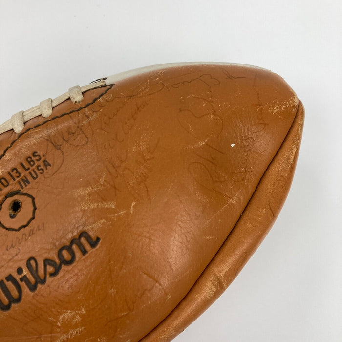 1974 Los Angeles Rams Team Signed Football 45 Sigs PSA DNA COA