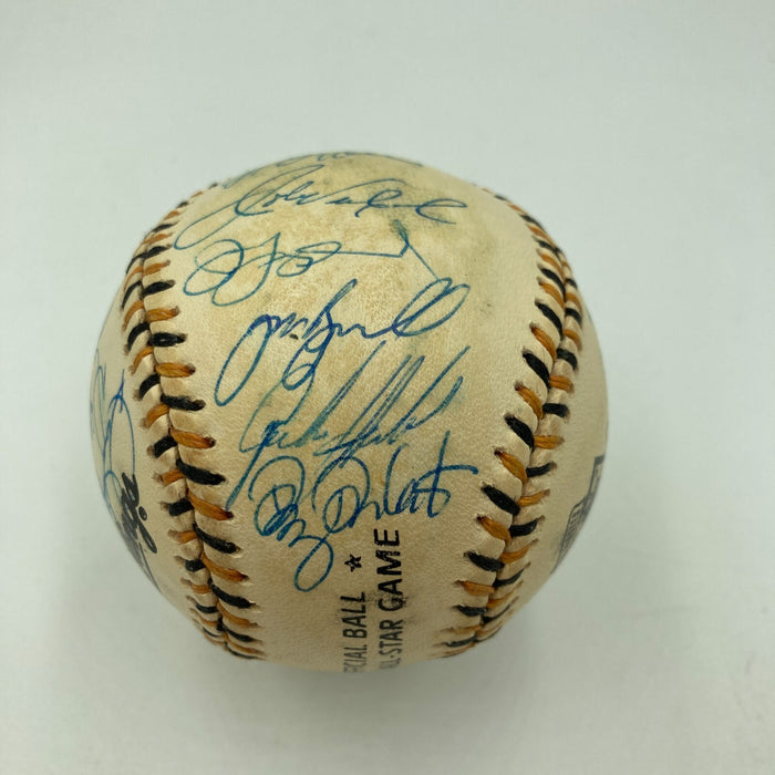 1994 All Star Game National League Team Signed Baseball Barry Bonds PSA DNA COA