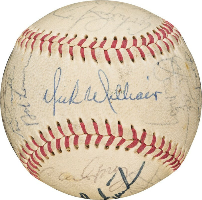 1972 All Star Game American League Team Signed Baseball PSA DNA & JSA COA