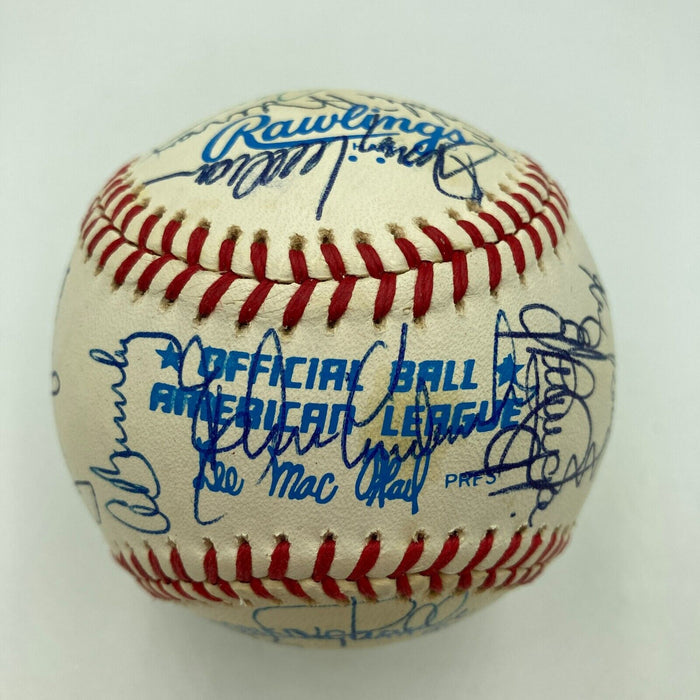 1983 Baltimore Orioles World Champions Team Signed Baseball Cal Ripken JSA