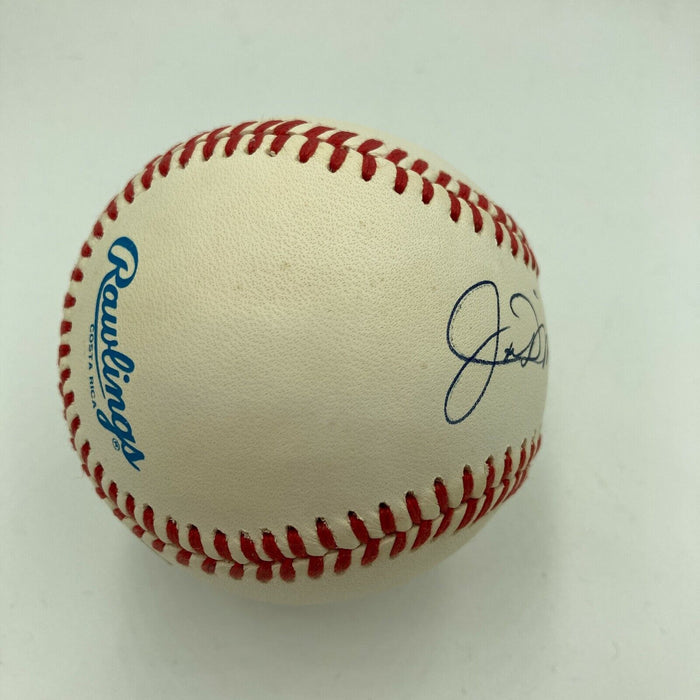 Beautiful Joe Dimaggio Signed Autographed American League Baseball With JSA COA