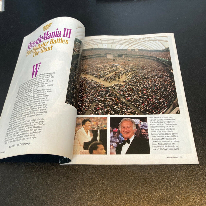 The History Of Wrestlemania IV Vintage Wrestling Magazine