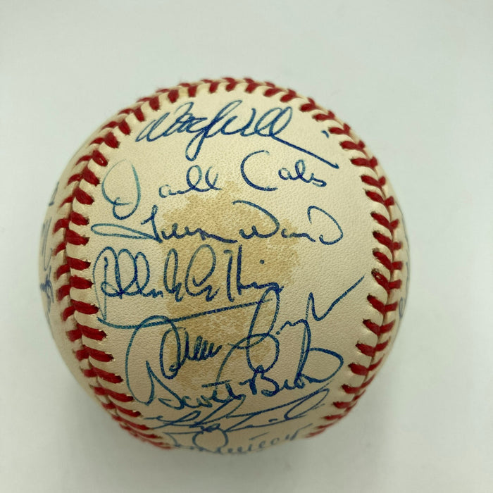 1993 Toronto Blue Jays World Series Champs Team Signed W.S. Baseball JSA COA
