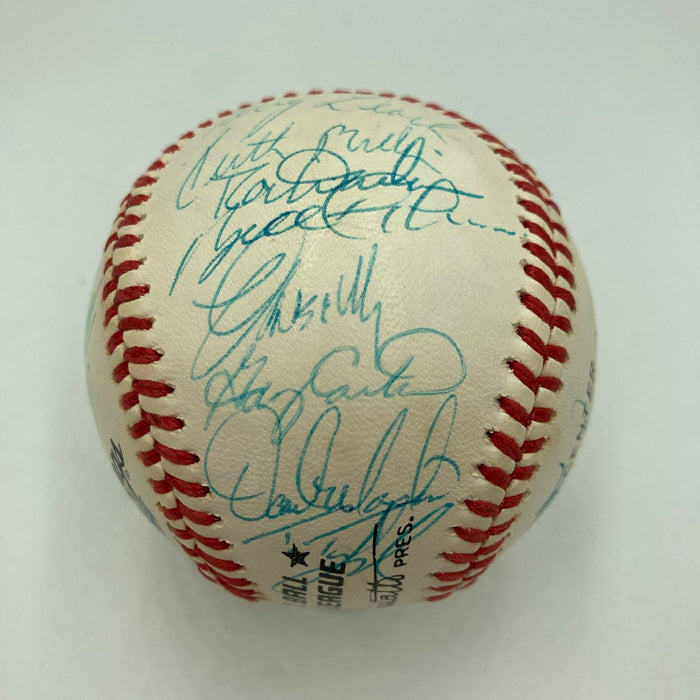 1988 New York Mets Team Signed National League Baseball 30 Sigs Gary Carter JSA