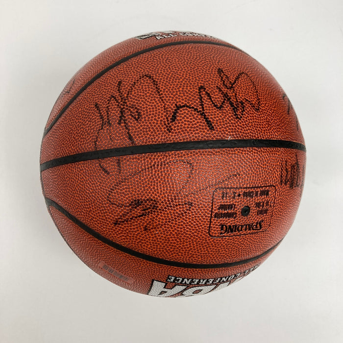 Lebron James First NBA Finals 2006-07 Cleveland Cavaliers Signed Basketball PSA