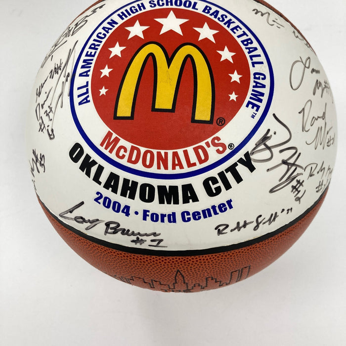 2004 McDonald's All-Americans Signed Basketball 23 Sig Dwight Howard Rajon Rondo