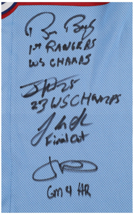 2023 Texas Rangers World Series Champs Team Signed Nike Jersey 15/23 Fanatics