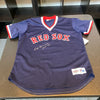 Luis Aparicio Signed Authentic Vintage Boston Red Sox Jersey With JSA Sticker