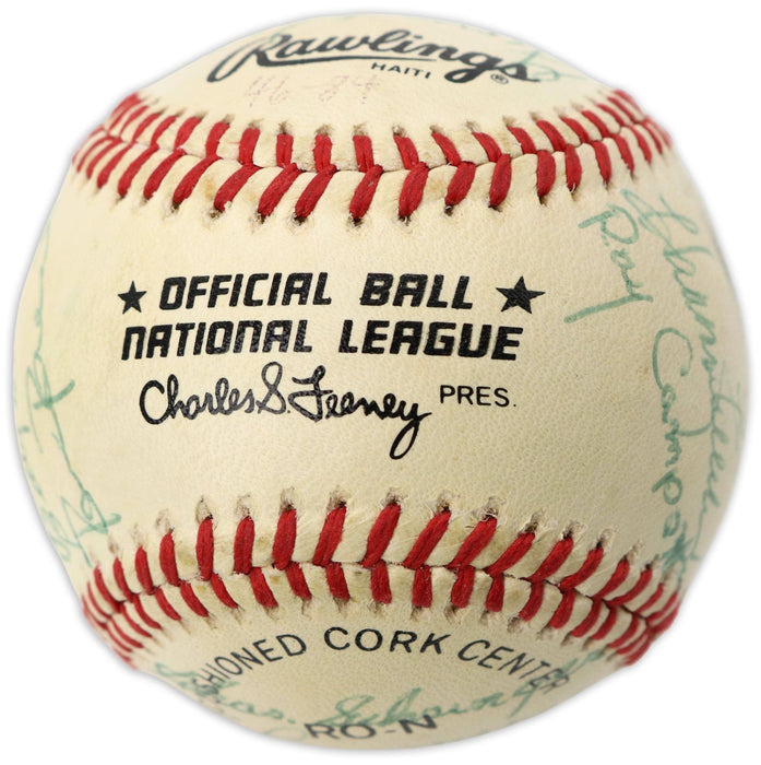 Sandy Koufax Hall Of Fame Multi Signed Baseball 24 Sigs PSA DNA COA