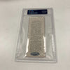 Pete Rose Signed 1975 World Series Game 5 Ticket PSA DNA