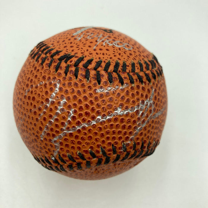 Michael Jordan Signed Nike Basketball Style Baseball UDA Upper Deck & JSA COA